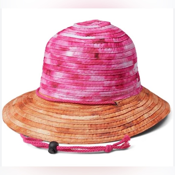 Badgley Mischka Woven Bucket Hat with Adjustable Drawcord - Picture 1 of 6